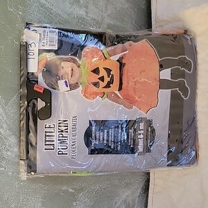 Little Pumpkin 2 piece costume, Halloween  Infant 0-6 months